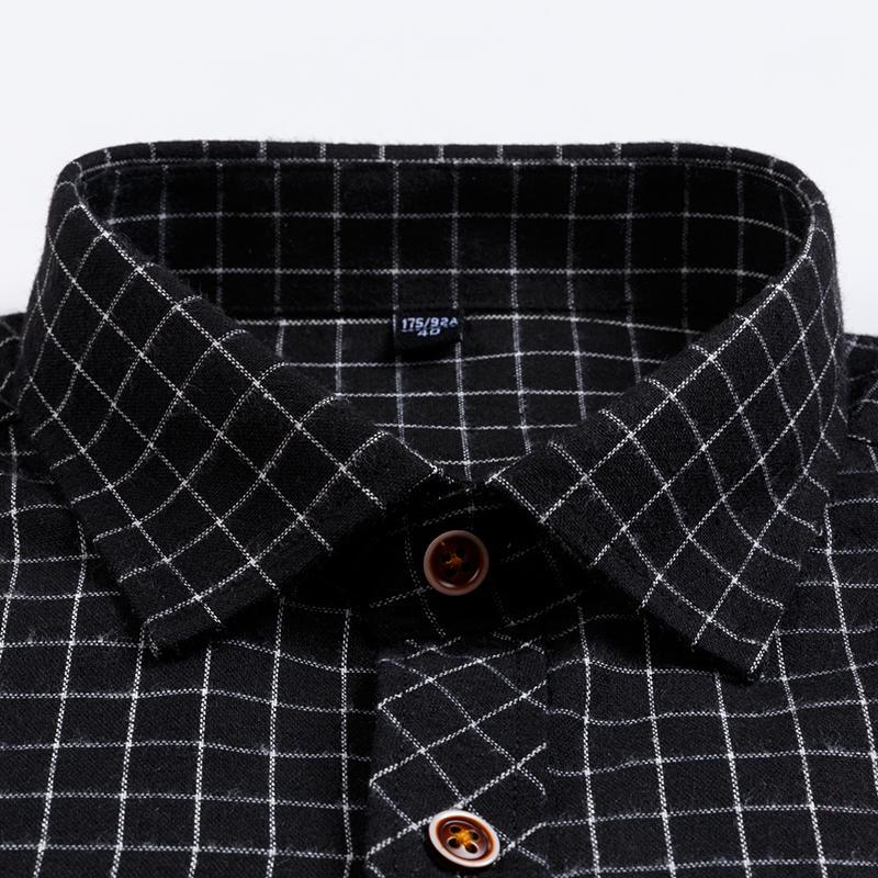 Мужская классическая рубашка в клетку