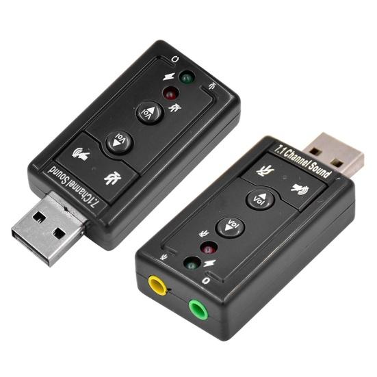 DIMAN-HD02 Внешний USB-аудиоадаптер виртуальной 7.1-канальной звуковой карты для ноутбука