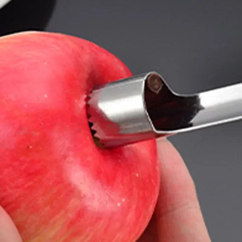 Pear Seed Remover Cutter Kitchen Gadgets Stainless Steel Home Vegetable Tool Apples Red Dates Corers Twist Fruit Core Remove Pit