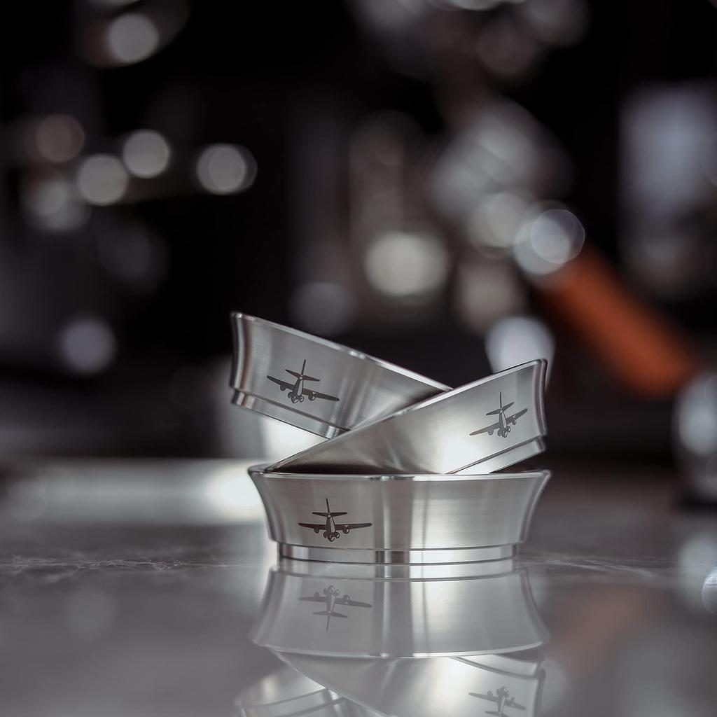 MHW-3BOMBER 51мм Кольцо для дозирования кофе из нержавеющей стали, устойчивое к коррозии, Аксессуар для эспрессо, Небьющаяся дозирующая воронка (Серебряный) DR5385S-ОС