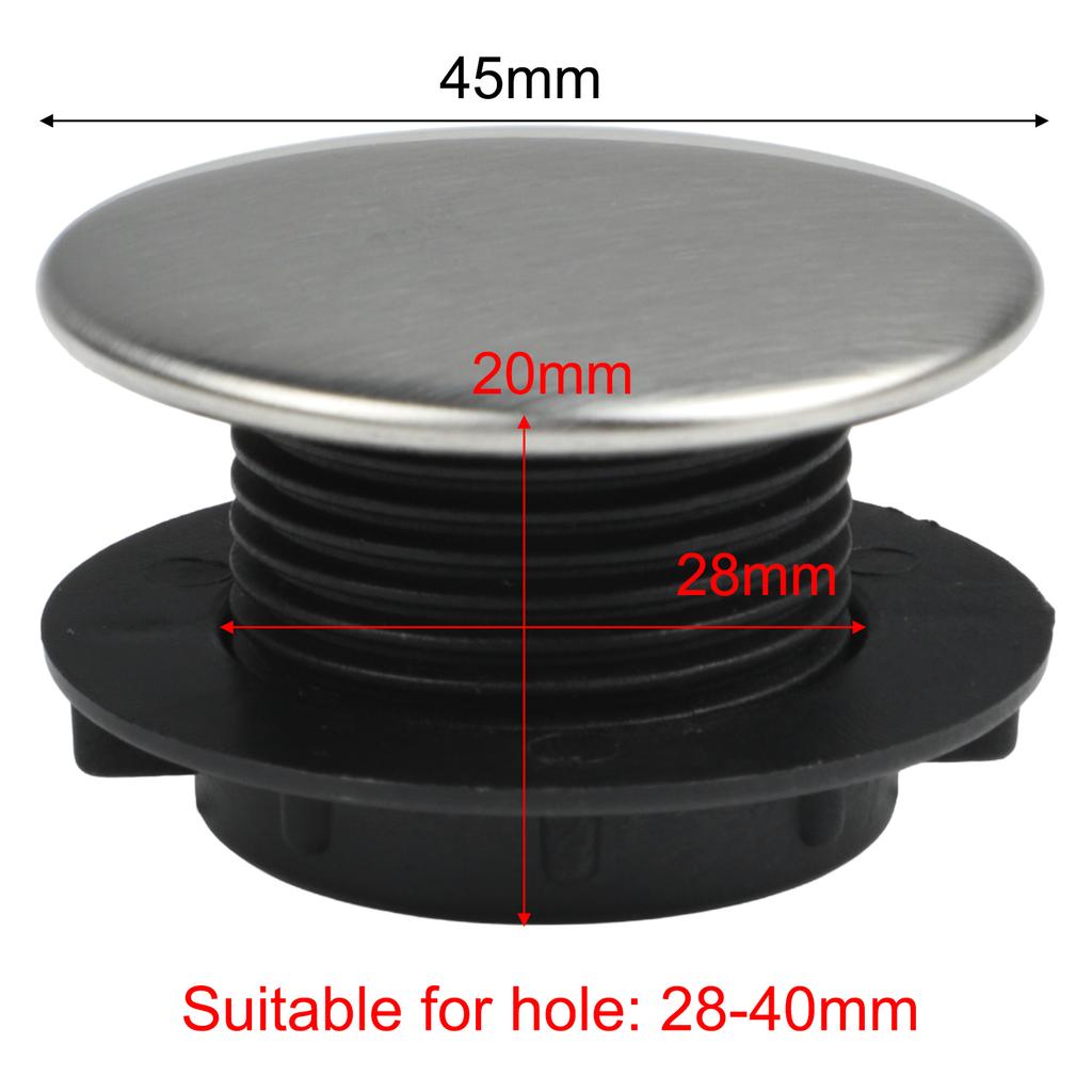 Кухонные смесители Крышка отверстия для раковины Дом Сад Кухонная пробка Полезная крышка для раковины Кухонная фурнитура Нержавеющая сталь