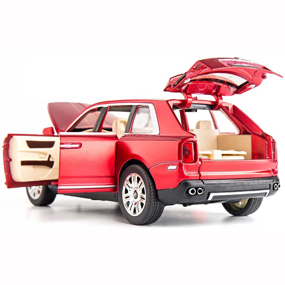 1/24 масштаб, Rolls Cullinan, модель внедорожника, игрушечный автомобиль, игрушечный автомобиль из цинкового сплава со звуком и светом для детей, подарок для мальчиков и девочек