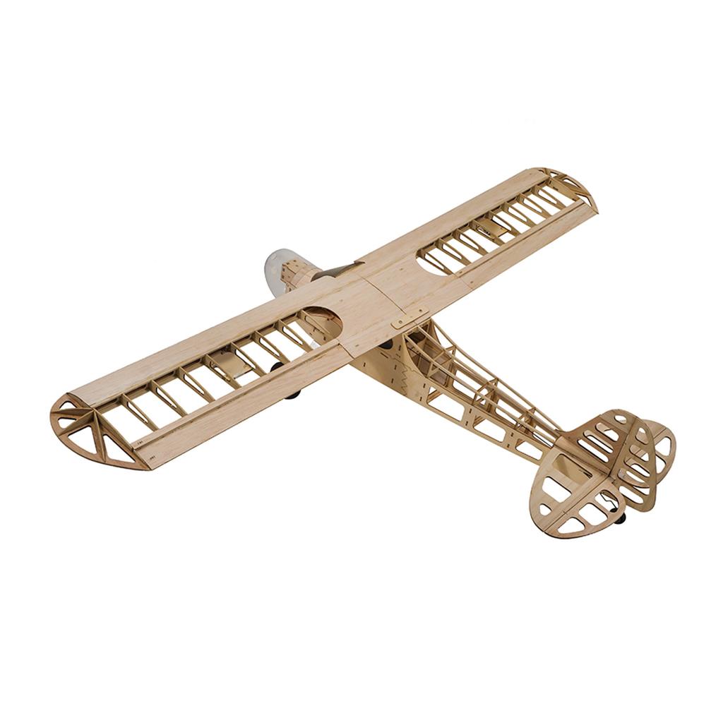 Dancing Wings Hobby S0801 Balsa Wood RC Самолет 1,2M Piper Cub J-3 Комплект дистанционного управления самолетом