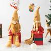 Festive Ornamental Fabric Gingerbread Man Couple Doll for Warm Holiday Decor