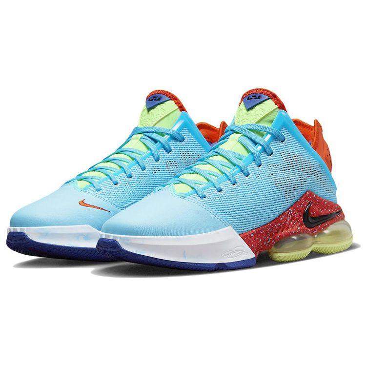 Nike Мужские кроссовки LeBron 19 Low Blue Chill черные светло-малиновые DO9829-400