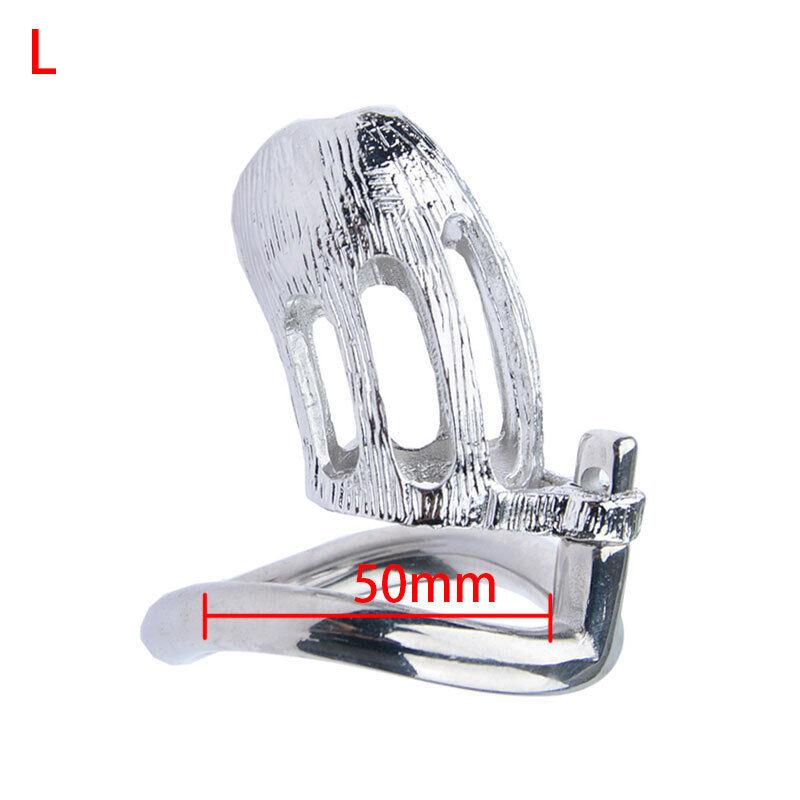 Cock Cage Chastity Smooth Metal Stainless Steel Chastity Belt Metal Small Cage Penis Restraint Abstinence Adult Tools for Men