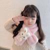 Thick Cartoon Faux Fur Scarf Warmth Scarves Wraps Cute Cold-Proof Collar  Boys Girls