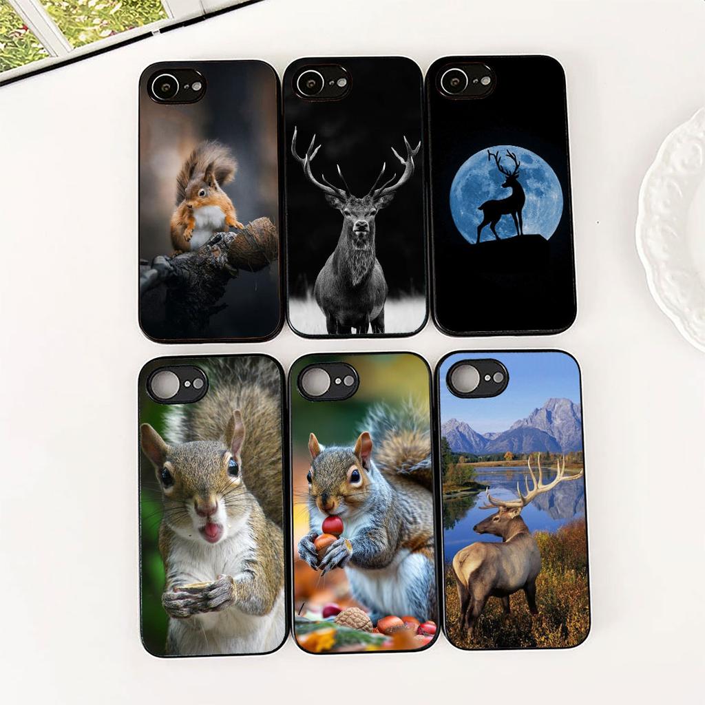 Sika deer Squirrel Silicone Cover for Xiaomi Poco C75 C65 C85 X7 X6 M8 F7 F8 Ultra F6 Pro 5G Mi Coque Phone Case