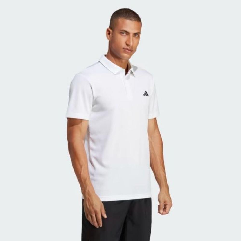 Adidas Unisex Tennis Fab Polo Shirt Functional Karati Regular Fit White