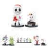 The Nightmare Before Christmas Skull Jack Figure Collectible Toy Pvc Material 10 Assorted Colors Set