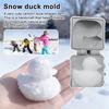 1/2/5Pcs Snow Duck Mold Snowball Maker Portable One-Hand Press Fast Snow Ball Making Tool Outdoor Winter Snow Fights Game Snow Ball Clip