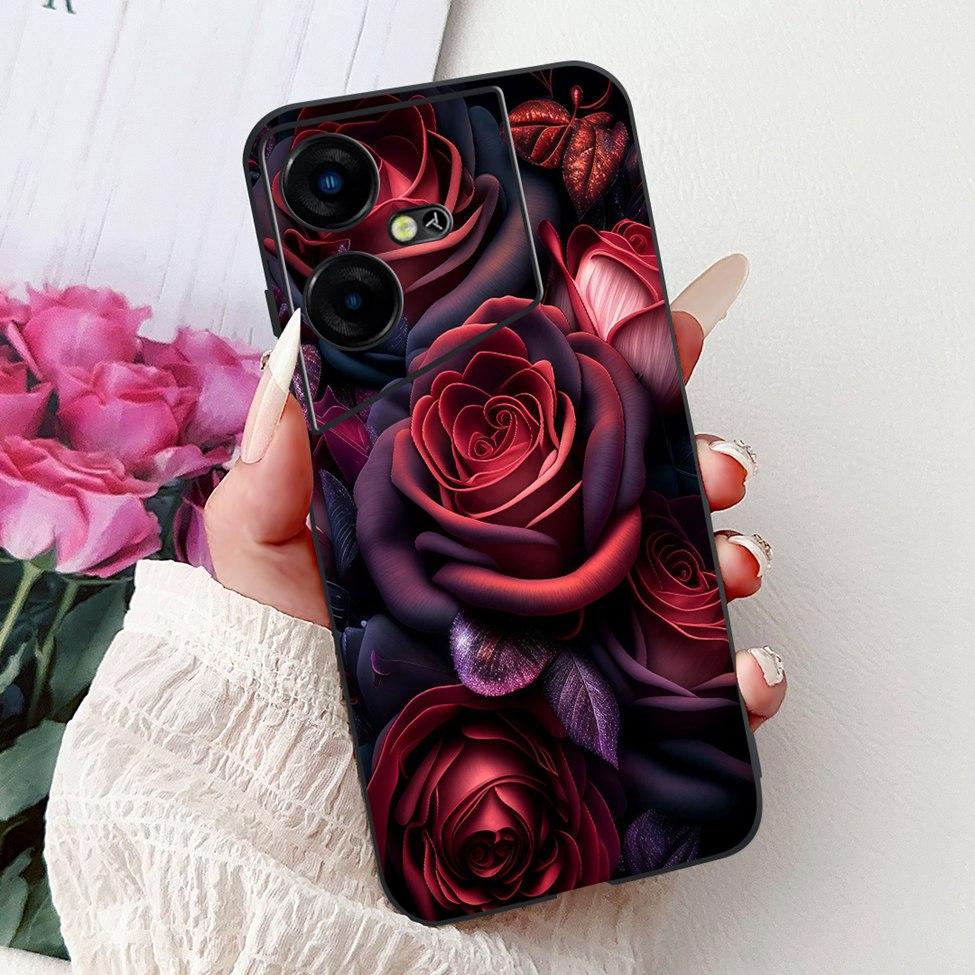 6,82'' Для Tecno Pova Neo3 LH6n Задняя крышка Для Tecno Pova Neo 3 Чехол Силиконовый Роскошный Модный Милый Мультяшный Кот Ударопрочный Funda