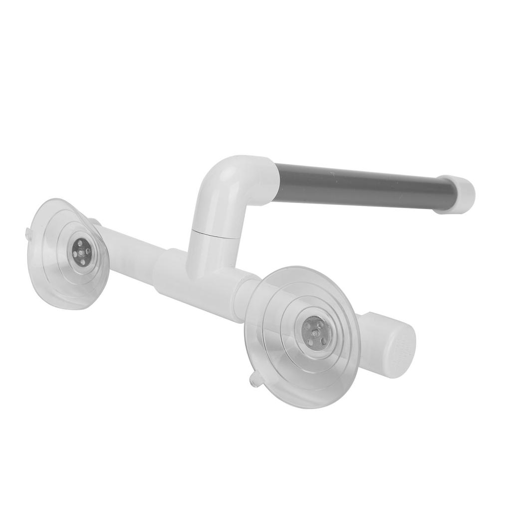 Pet Parrots Bath Tube Stand Bird Shower Perch Plastic Pipe Stand with Suction Cup