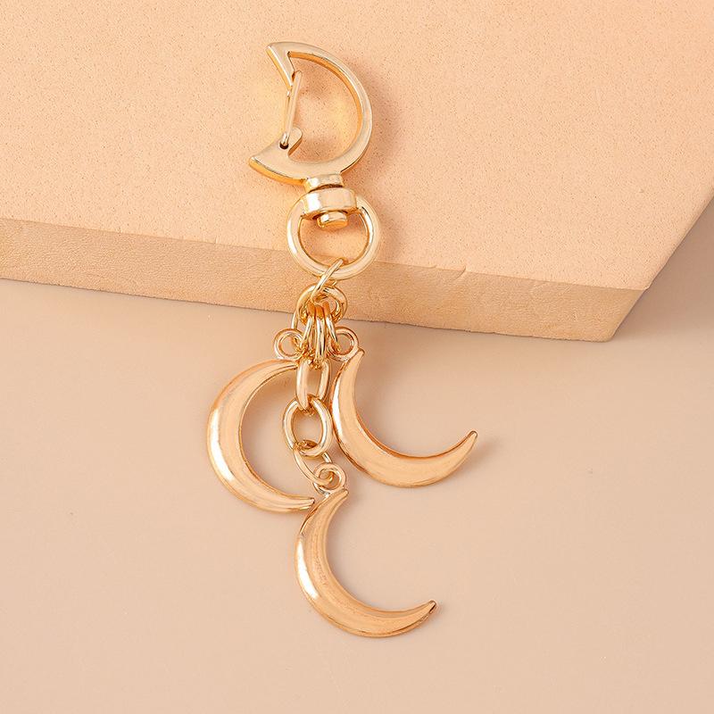 Alloy Love Heart Key Chain Shell Starfish Key Ring Pendants For Women Girls Handbag Decor Diy Handmade Jewelry Gifts