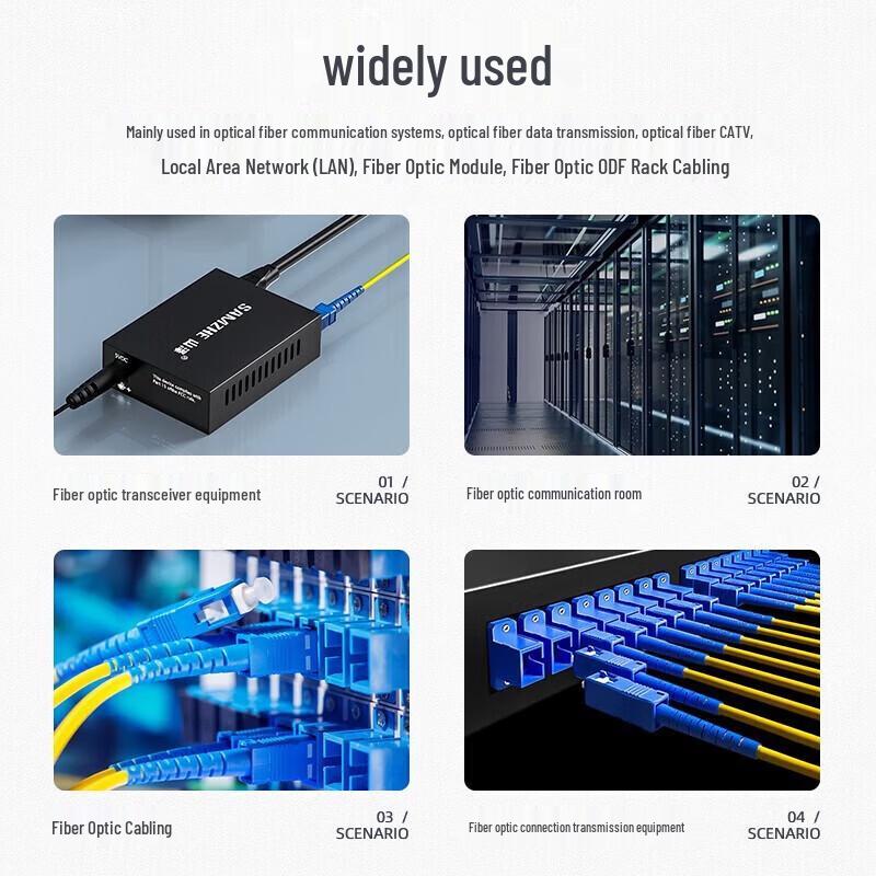 Sanze LC-LC OM3 Multimode Fiber Optic Patch Cable