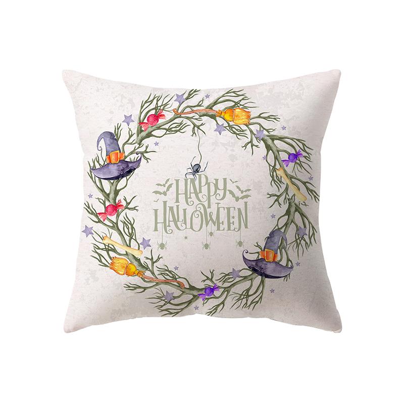 Подушка с принтом тыквы на тему Хэллоуина, чехол для дивана, праздничный подарок, украшение для вечеринки, домашний декор