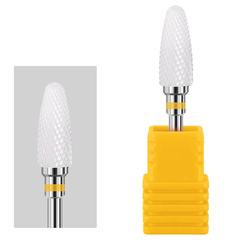 Ceramic Carbide Nail Drill Bits Milling Cutter For Manicure Set Mill Brush Manicure Machine Accessories for Removing Gel Varnish