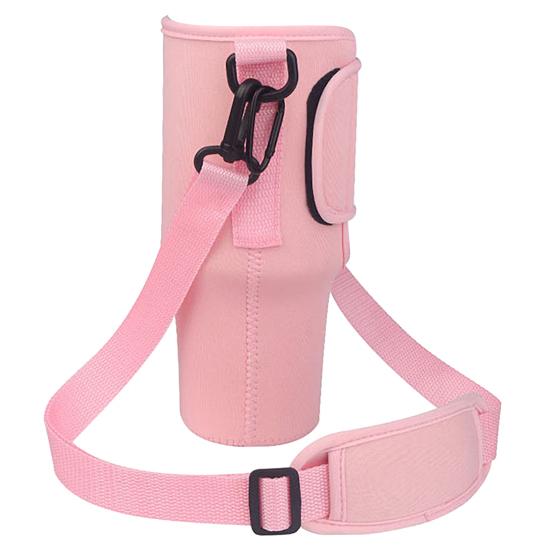 Стакан на 40 унций с ручкой, держатель, регулируемый плечевой ремень, застежка, лента, дорожная бутылка с водой, рукав для чашки