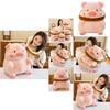 Adorable Plush Pig Doll Soft Crystal Velvet Toast Piggie Stuffed Animal Toy
