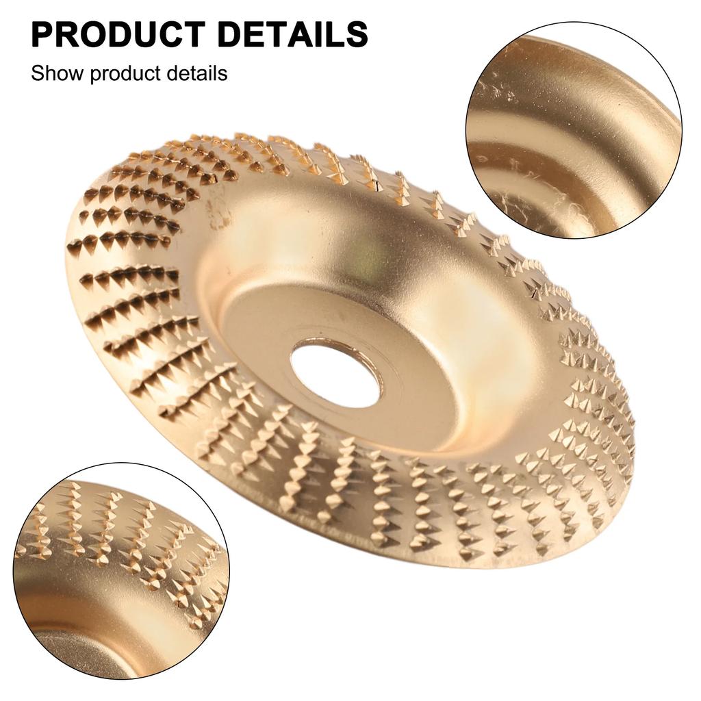 Круг для шлифования дерева Угловая шлифовальная машина Диск для шлифования Дуга Плоский конический диск Абразивный инструмент Формовка отверстий Шлифование Резьба Вращающийся инструмент