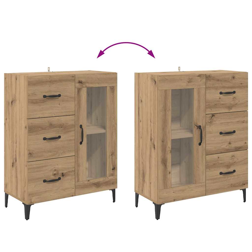 Высокий комод Artisan Oak 69,5 x 34 x 180 см Древесно-стружечная плита