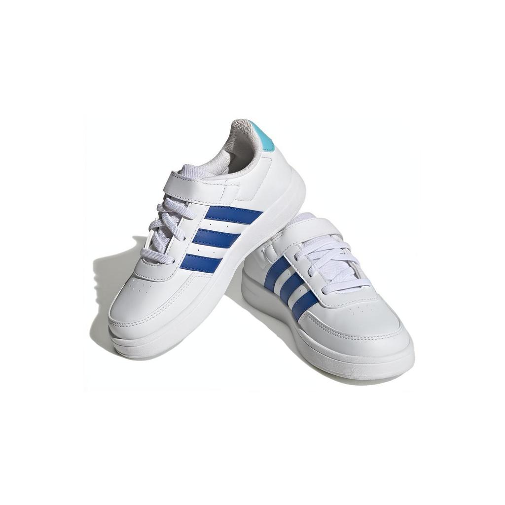 adidas Neo Breaknet Низкие Детские Скейтбордические Кроссовки Бело-Синие Детские IG9810