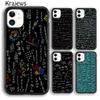 Krajews Наука Математика Физика Формулы Чехол для телефона Для iPhone 17 Air 16 15 14 plus 12 13 pro max Fundas