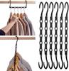 1PC Magic Hangers Space Saving Hangers Closet Space Saver Hanger Organizer Multi Hangers Sturdy Plastic for Heavy Clothes Storage
