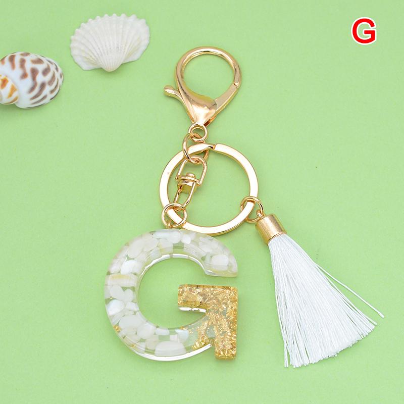 1 шт. Золотой брелок с кисточкой и буквами алфавита, брелок с английскими буквами