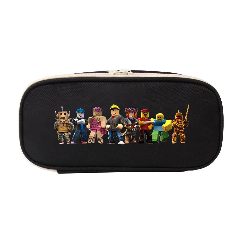 Холщовый пенал Roblox на молнии для студентов и коллекционеров
