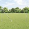 VidaXL Euro Fence with 13 Anchor Posts 1.2x25 M Galvanized Steel 3350772