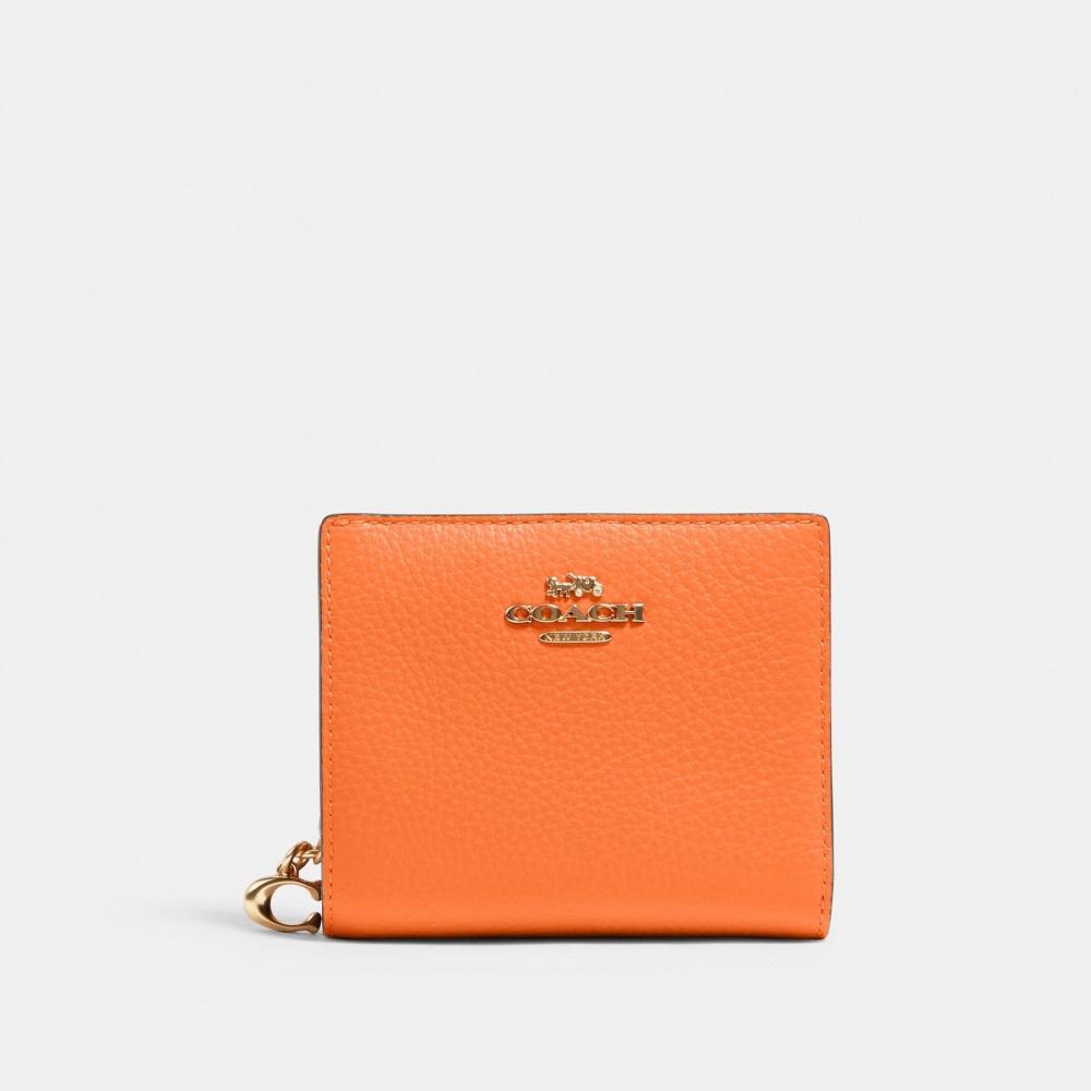 Coach Coach Snap Wallet Gold Chalk