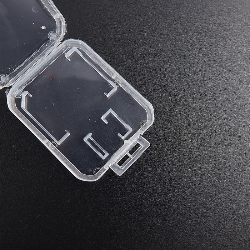 10Pcssd чехол для карты Прозрачный стандартный чехол для SD, SDHC, MicroSD, защитный держатель