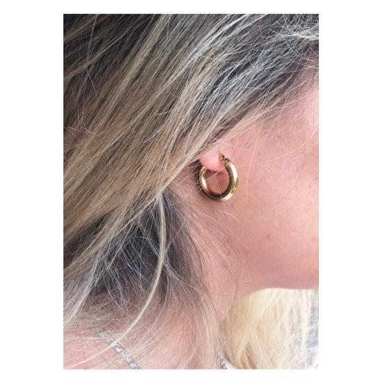 Jewelry And Accessories 2.5 Cm Stylish Steel Hoop Earrings