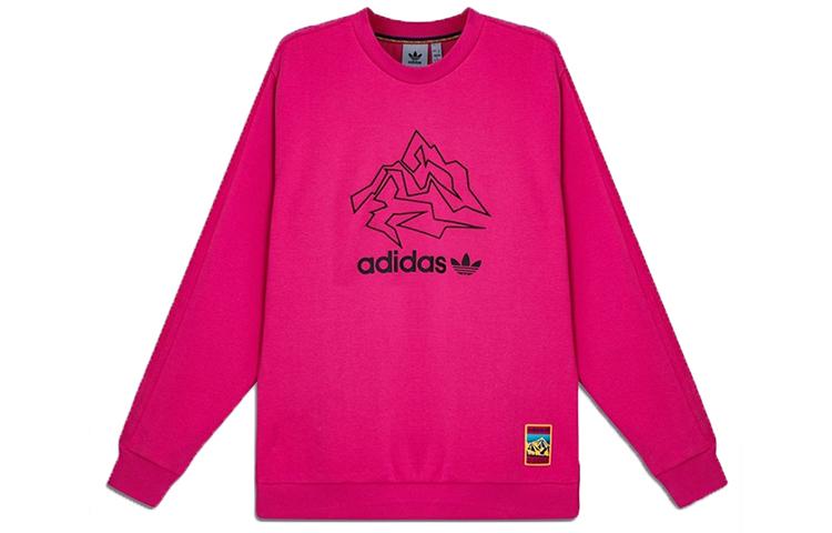 Adidas Originals Adv Crew Sweatshirts Men's Pink Crew Neck Moderate Regular GV0924