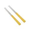 Raonnuri Pick Me Color Basic Children's Chopsticks, Mustard, 2pcs