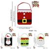 Festive Nonwoven Christmas Themed Tote Bags For Kids With Adorable Designs