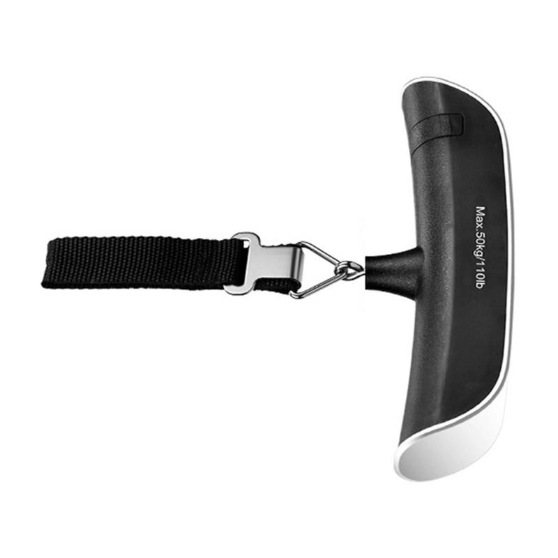 Mini Electronic Travel Scale 0.05kg to 50kg Measurement Ergonomic Handle Accurate Grams Lightweight for Luggage Food Pet