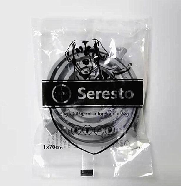 Новый ошейник от блох и клещей Bayer Seresto для собак и кошек, любого веса и размера, защита на 8 месяцев