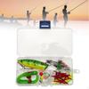 40 Pieces Fishing Baits Tackles Set Artificial Gears Jigs Accessories