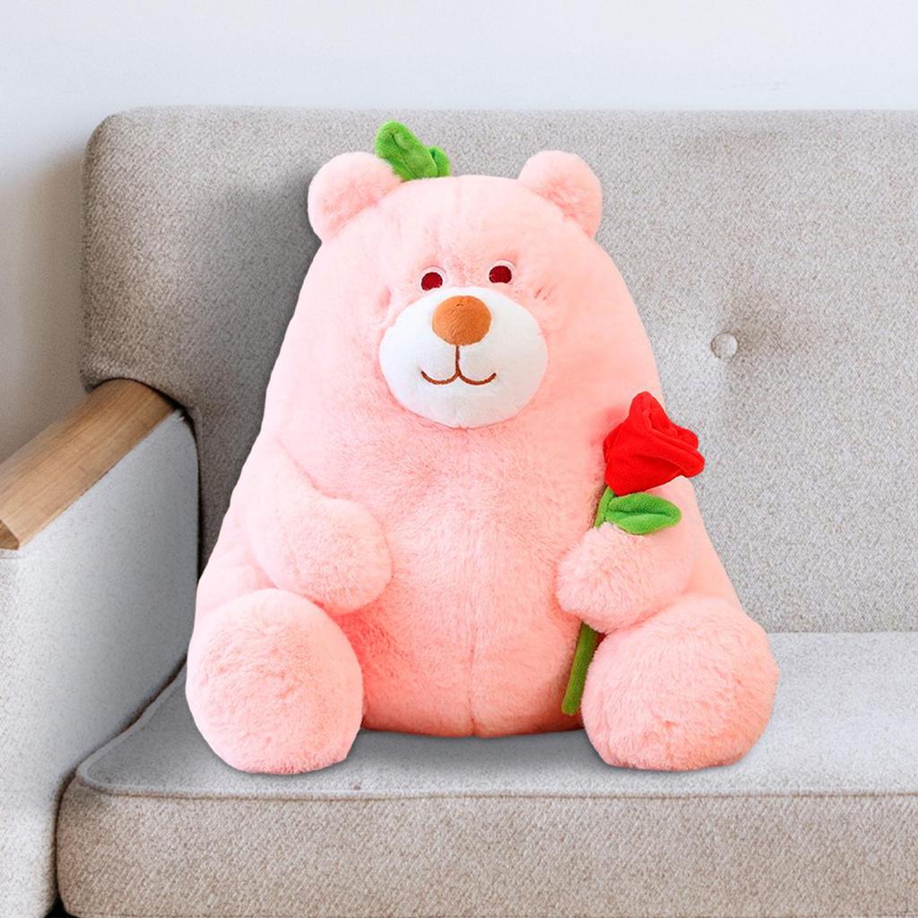 Медведь плюшевые игрушки держат розу кукла милый обнимашка смешной плюшевый