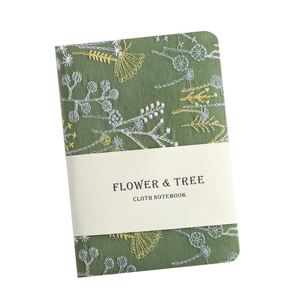 Вышитый блокнот на 256 страниц, небольшой блокнот в линейку для студентов, женщин, пишущих журналы в твердом переплете