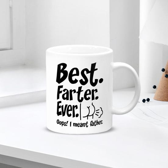 Керамическая кружка 11 унций с двухсторонним принтом, безопасная для микроволновой печи, со скрытым сообщением, забавная кофейная чашка для домашнего офиса