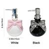 350ml Bow Lotion Bottle Ceramic Shower Gel Separate Bottles Practical Bow Soap Dispenser  Bathroom