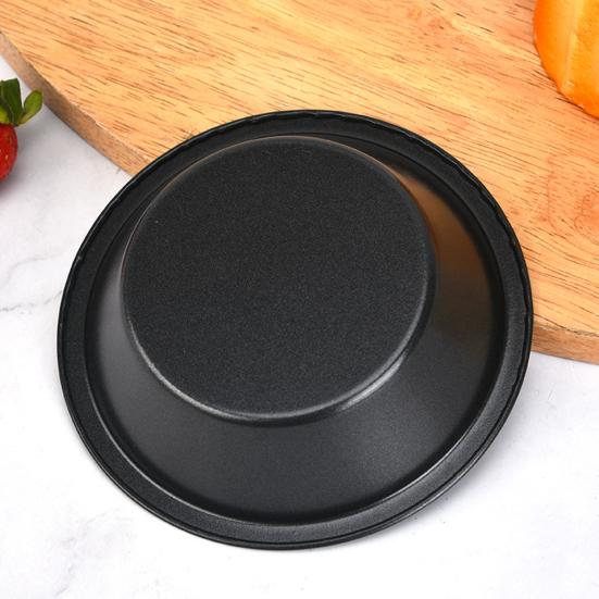 6Pcs 5-inch Mini Pie Pan Nonstick Food Grade Carbon Steel Dishwasher Oven Safe Round Baking Dessert Cake Tart Dish Plate Kitchen Supplies
