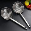 Stainless Steel Colander Long Handle Oil Frying Kitchen Fried Food Net Sieve Tool Spoon Leaky Spoon Household Cooking Tool
