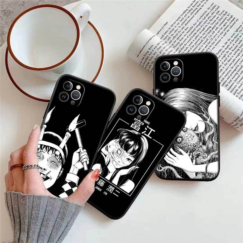 Junji Ito Tomie Phone Case for Xiaomi Poco C40 C51 C50 C55 C65 C71 C75 C85 F8 F7 F6 F5 F3 F2 X7 X6 X4 X3 X2 M7 M6 M5 M4 M3 M2 Pro