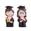 7 см Мини Фигурка Доктора Украшение для Выпечки Торта Орнамент на Выпускной Девочка Мультяшный Топпер Украшение для Студента Смоляной Подарок