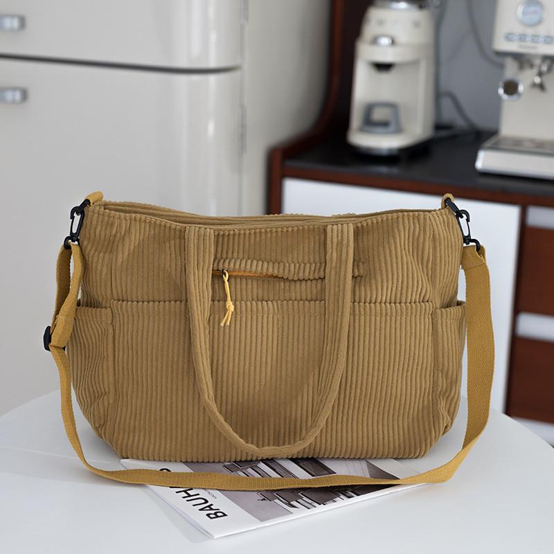 Tote Bag Large Capacity With Zipper Closure For Daily Use