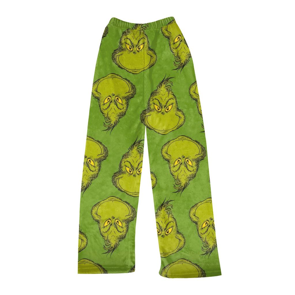 Женские зимние клетчатые брюки, длинные брюки, спортивные брюки